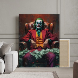 Tablou Canvas Inspirațional - Joker and Money - Img 2
