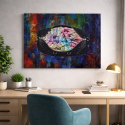 Tablou Canvas Inspirațional - Money Bag (Painting Effect) - Img 2