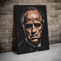 Tablou Canvas Inspirațional - The Godfather (close up) - Img 3