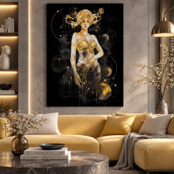 Tablou Canvas Modern Abstract - Golden Godess (illustration)