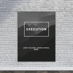 Tablou Canvas Motivational - Execution (definition) - Img 4