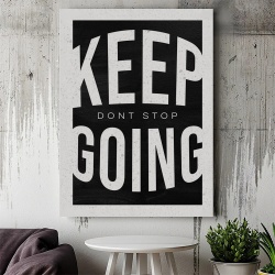 Tablou Canvas Motivational - Keep going (concrete) - Img 3