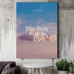 Tablou Canvas Motivational - The only way is up - Img 4