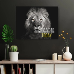 Tablou Canvas Motivational - Your future is created today - Img 3