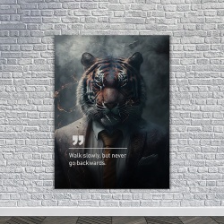 Tablou Canvas Personalizat - Business Animals - Tiger - Img 2