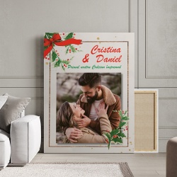 Tablou Canvas Personalizat - Primul nostru Craciun impreuna - Img 2