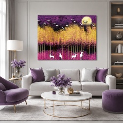 Tablou Canvas Purple Night