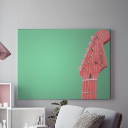 Tablou Canvas Riff Rosu