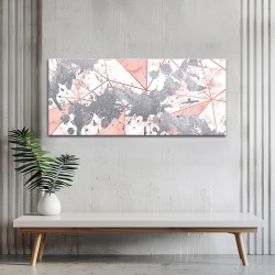 Tablou canvas - Silver Splash on Marble (ZAZ 127)