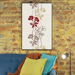 Tablou canvas - Sketched Flowers (Floral 069) - Img 5