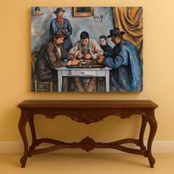 Tablou Canvas "The Card Players" - Jucatorii de carti - Img 4