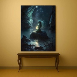 Tablou Canvas The night mermaid