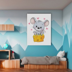 Tablou Copii - Lovely Mouse - Img 2