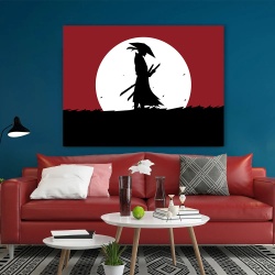 Tablou Full moon samurai