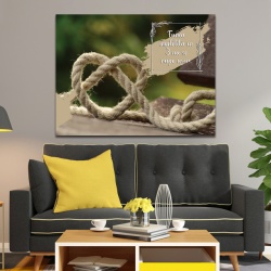 Tablou Inspirational - Funia impletita in 3 - Img 2