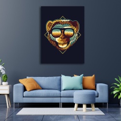 Tablou Modern art chimpanzee