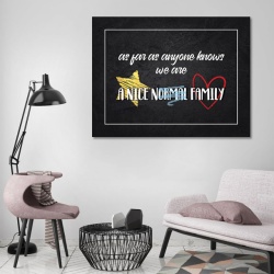 Tablou Motivational - A nice normal family - Img 2