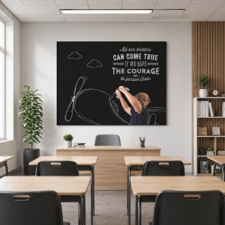 Tablou Motivational - All Dreams Can Come True If We Have The Courage