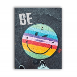 Tablou Motivational - Be Happy (Smiley Face) - Img 4