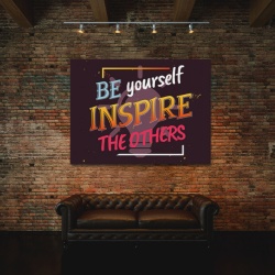 Tablou Motivational - Be Yourself, Inspire The Others - Img 3