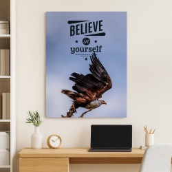 Tablou Motivational - Believe In Yourself (Eagle)