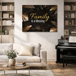Tablou Motivational - Family is a blessing