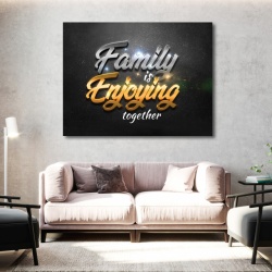 Tablou Motivational - Family is enjoying together - Img 2