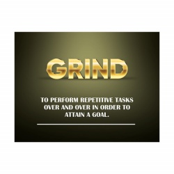 Tablou Motivational - Grind - Img 3