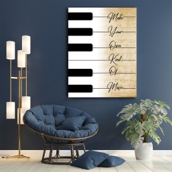 Tablou Motivational - Make your own kind of music - Img 5