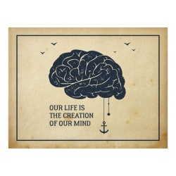 Tablou Motivational - Our Life Is The Creation Of Our Minds - Img 4
