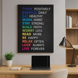 Tablou Motivational - Positive Advice