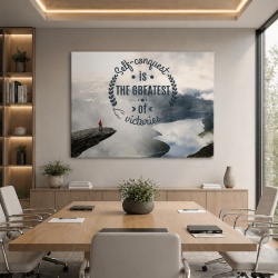 Tablou Motivational - Self Conquest