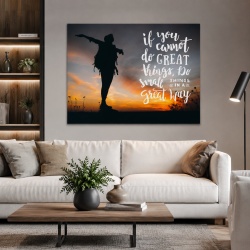 Tablou Motivational - Small Things In A Great Way