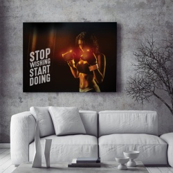Tablou Motivational - Stop Wishing, Start Doing - Img 3