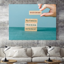 Tablou Motivational - Success (Bricks) - Img 3