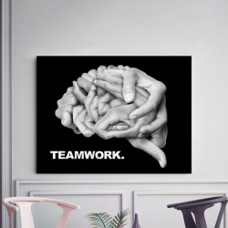 Tablou Motivational - Teamwork (Brain) - Img 4