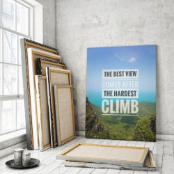 Tablou Motivational - The Best View - Img 2
