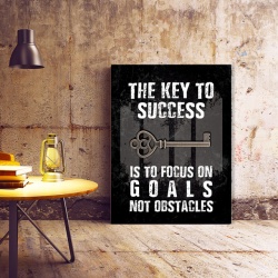 Tablou Motivational - The Key To Success (Old Grunge) - Img 3