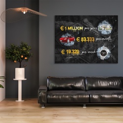 Tablou Motivational - Things that money can buy - Img 4