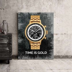 Tablou Motivational - Time Is Gold - Img 2