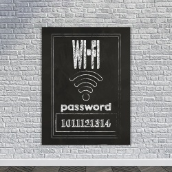 Tablou Motivational - Wi-fi password - Img 3