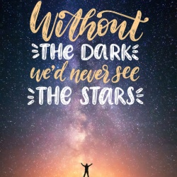 Tablou Motivational - Without The Dark - Img 4