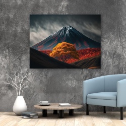 Tablou Mountain and yellow forest