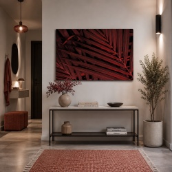 Tablou Vegetatie - Red Palm Leave (086)