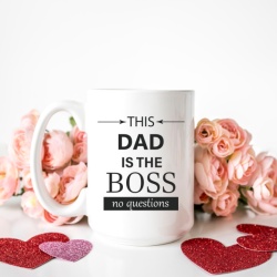 Cana cu Mesaj This Dad Is The Boss - Img 2