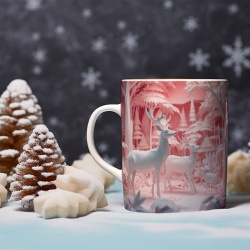 Cana De Craciun - Paper deer family - Img 2