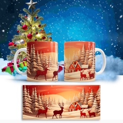 Cana De Craciun - Peisaj de iarna la asfintit - Img 3