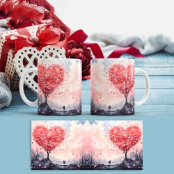 Cana Valentine's Day - Copaci din inimi pictate - Img 2