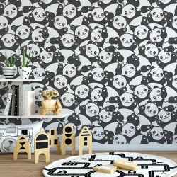 Fototapet Copii - Cute Panda Pattern (Baby 092) - Img 4