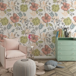 Fototapet Floral - Flori schitate multicolore (Floral 006) - Img 2